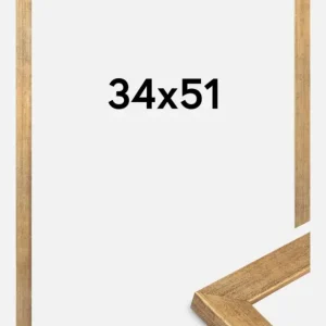 Expédié Aujourd’hui Fotolijst Jämtland Goud 34x51 cm