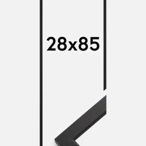 Soldes Fotolijst Edsbyn Acrylglas Zwart 28x85 cm