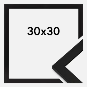 Fotolijst BGA Classic Zwart 30x30 cm Offre Du Jour