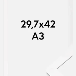 Fotolijst BGA Classic Wit 29,7x42 cm (A3) Livraison Express