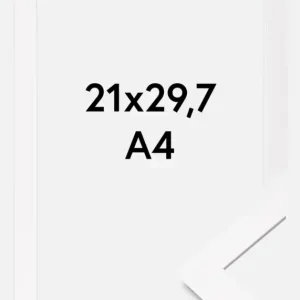 Fotolijst BGA Classic Wit 21x29,7 cm (A4) Vente Flash