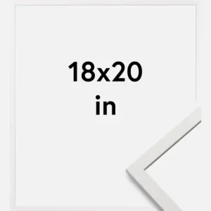 Vente Flash Fotolijst Edsbyn Wit 18x20 Inches (45,72x50,8 cm)