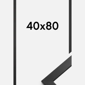 Commander Vite Fotolijst Stilren Zwart 40x80 cm