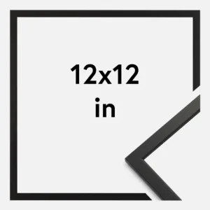 Affaire À Saisir Fotolijst Edsbyn Zwart 12x12 Inches (30,48x30,48 cm)