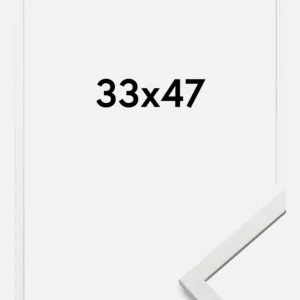 Achat Immédiat Fotolijst Edsbyn Wit 33x47 cm