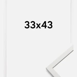 Achat Immédiat Fotolijst Edsbyn Wit 33x43 cm