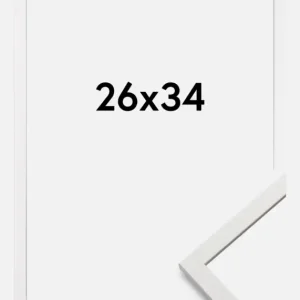 Achat Immédiat Fotolijst Edsbyn Wit 26x34 cm