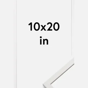 Vente Directe Fotolijst Edsbyn Wit 10x20 Inches (25,4x50,8 cm)