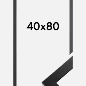 Retour Gratuit Fotolijst Trendline Zwart 40x80 cm