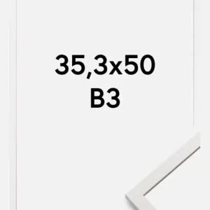 Top Vente Fotolijst Edsbyn Wit B3