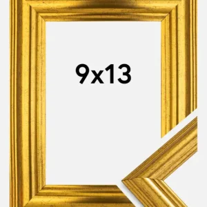 Top Vente Fotolijst Västkusten Glas Goud 9x13 cm