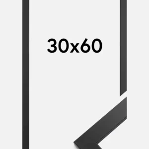 Bon Marché Fotolijst Black Wood 30x60 cm