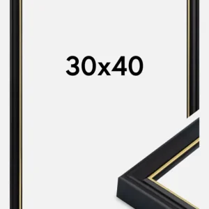 Super Prix Fotolijst Canterbury Zwart 30x40 cm