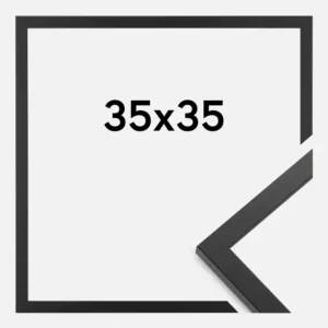 Prix Promo Fotolijst Trendy Zwart 35x35 cm