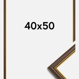 Vente Flash Fotolijst Classic Glas Noten 40x50 cm