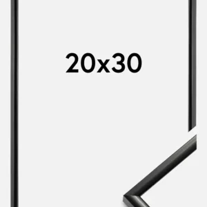 Fotolijst New Lifestyle Glas Zwart 20x30 cm Dernière Chance