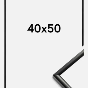 Fotolijst New Lifestyle Glas Zwart 40x50 cm Prix Bas