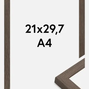 Achat Immédiat Fotolijst Lofsdalen Donker Eik 21x29,7 cm (A4)