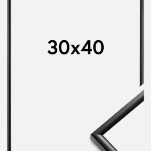 Fotolijst New Lifestyle Glas Zwart 30x40 cm Seulement Aujourd’hui