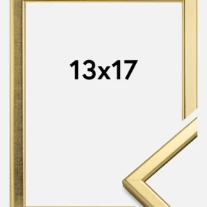 Fotolijst Slim Mat Ontspiegeld Glas Goud 13x17 cm Authentique