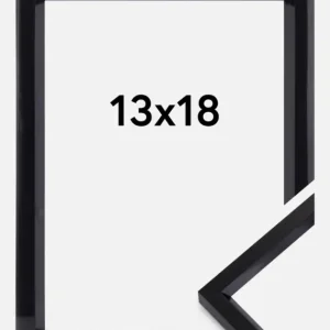Petit Prix Fotolijst Steel Style Glas Zwart 13x18 cm