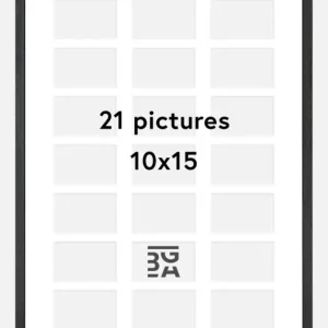 Black Wood Collagelijst XXI - 21 Foto's (10x15 cm) Prix Cassé