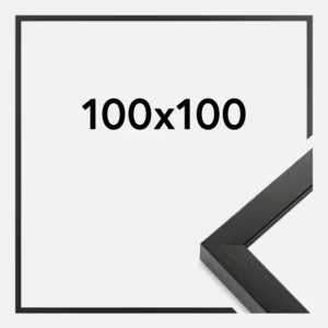 Top Vente Fotolijst Amanda Box Zwart 100x100 cm