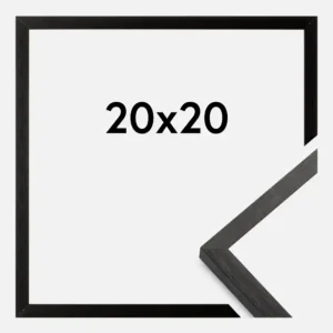 Promotion Saisonnière Fotolijst Chair Glas Zwart 20x20 cm