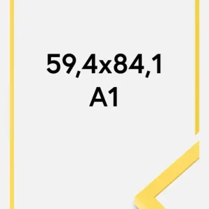 Colorful Geel 59,4x84,1 cm (A1) Vente Directe