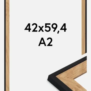 Satisfait Ou Remboursé Fotolijst Iris Zwart 42x59,4 cm (A2)