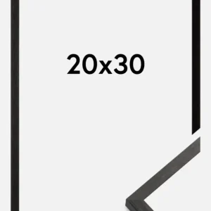 Commande En Gros Fotolijst Chair Glas Zwart 20x30 cm