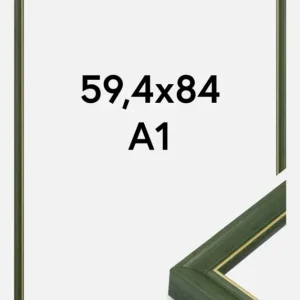 Achat Immédiat Fotolijst Canterbury Groen 59,4x84,1 cm (A1)