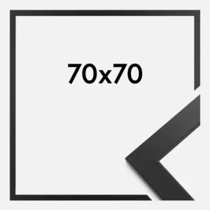 Top Vente Fotolijst Black Wood 70x70 cm