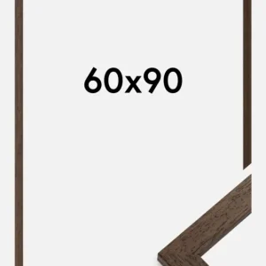 Bon Marché Fotolijst Glas Brown Wood 60x90 cm