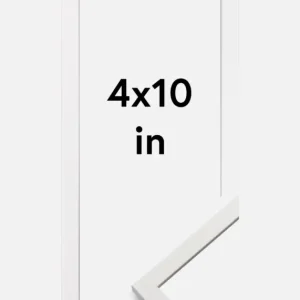 Usine Directe Fotolijst Edsbyn Wit 4x10 Inches (10,16x25,4 cm)