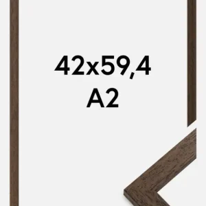 Bon Plan Fotolijst Glas Brown Wood 42x59,4 cm (A2)