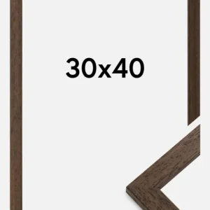Vente Flash Fotolijst Glas Brown Wood 30x40 cm