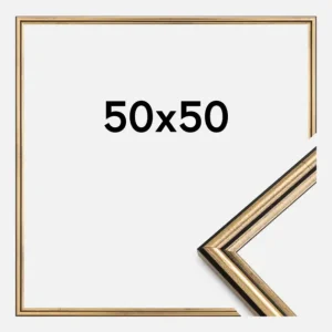 Achat Immédiat Fotolijst Horndal Glas Goud 50x50 cm
