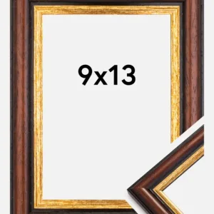 Authentique Fotolijst Siljan Glas Bruin 9x13 cm