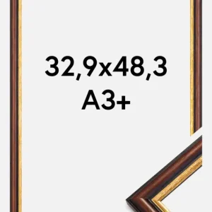 Vente Flash Fotolijst Siljan Glas Bruin 32,9x48,3 cm (A3+)