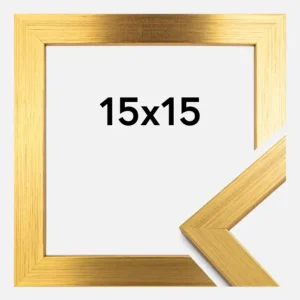 Acheter En Ligne Fotolijst Glas Gold Wood 15x15 cm