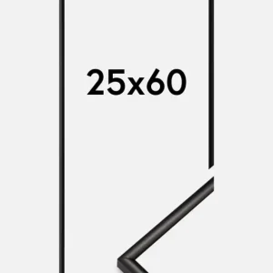 Certifié Fotolijst Scandi Matt Zwart 25x60 cm