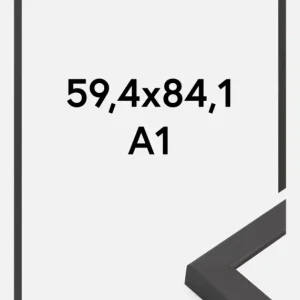 Quantité Limitée Fotolijst Lofsdalen Donker Grijs 59,4x84,1 cm (A1)