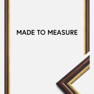 Pas Cher Fotolijst Siljan Bruin - Formaat naar keuze (Plexiglas)