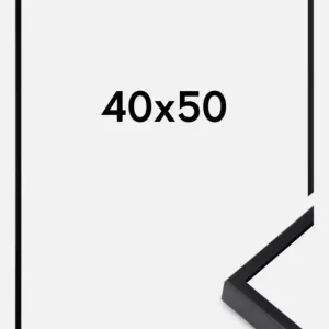 Aluminium Fotolijst Zwart 40x50 cm Quantité Limitée