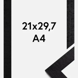 Réduction Fotolijst Home Glas Zwart 21x29,7 cm (A4)