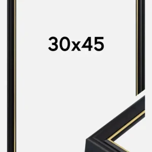 Acheter En Ligne Fotolijst Canterbury Zwart 30x45 cm