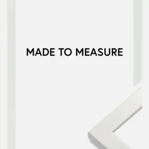 Offre Spéciale Fotolijst White Wood Glossy - Formaat naar keuze (Plexiglas)