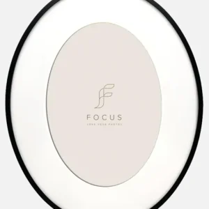 Affaire À Saisir Fotolijst Aster Ovaal Glas Zwart 13x18 cm