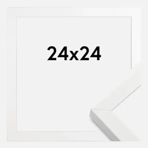 Acheter Direct Fotolijst Amanda Box Glas Wit 24x24 cm